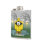 Shivering Rainy Day Pinguin Thunder_Cove Flachmann (Links)
