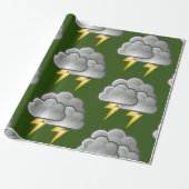 Shivering Rainy Day Pinguin Thunder_Cove Geschenkpapier (Ungerollt)
