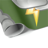 Shivering Rainy Day Pinguin Thunder_Cove Geschenkpapier (Rolleneckpunkt)