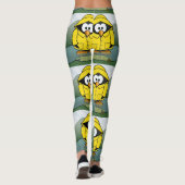 Shivering Rainy Day Pinguin Thunder_Cove Leggings (Rückseite)
