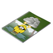 Shivering Rainy Day Pinguin Thunder_Cove Notizblock (Linke Seite)