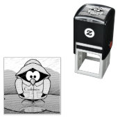 Shivering Rainy Day Pinguin Thunder_Cove Permastempel (Beispiel)