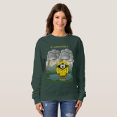 Shivering Rainy Day Pinguin Thunder_Cove Sweatshirt (Vorne ganz)