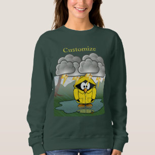 Shivering Rainy Day Pinguin Thunder_Cove Sweatshirt