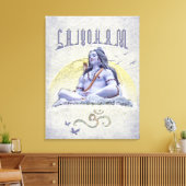SHIVOHAM - Wrapped Canvas Leinwanddruck (Insitu (Wohnzimmer))
