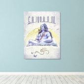 SHIVOHAM - Wrapped Canvas Leinwanddruck (Insitu (Holzboden))