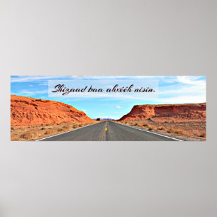 Shizaad baa ahé ihn é. Ich respektiere meine Spr Poster