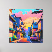 "Shizuka no Michi" (Quiet Street) Leinwanddruck (Vorderseite)
