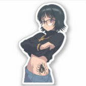 Shizuku Murazaki Jäger x Jäger Anime Aufkleber (Vorderseite)