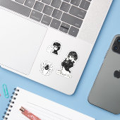 Shizuku Murazaki Jäger x Jäger Aufkleber (Laptop mit iPhone)