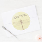 SHJ 2010: Dragonfly-Aufkleber Runder Aufkleber (Umschlag)