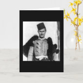 Shkypetars Costume Albanien 1923 Karte (Gelbe Blume)