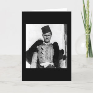 Shkypetars Costume Albanien 1923 Karte