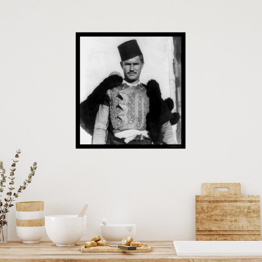 Shkypetars Costume Albanien 1923 Poster (Küche)