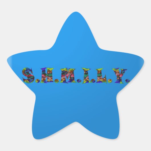 SHMILY Sticker (Vorderseite)