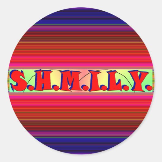 SHMILY Sticker (Vorderseite)