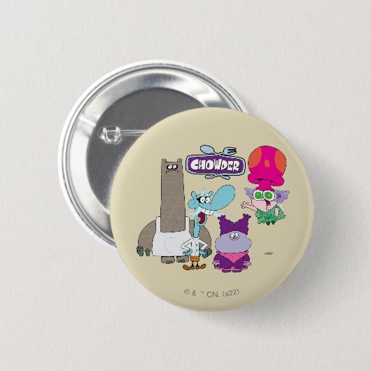 Shnitzel, Mung, Chowder und Truffles Button (Vorne & Hinten)