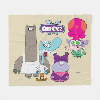 Shnitzel, Mung, Chowder und Truffles Fleecedecke