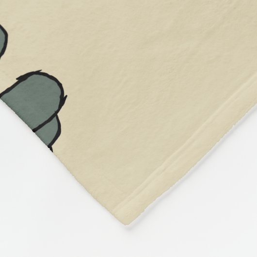 Shnitzel, Mung, Chowder und Truffles Fleecedecke (Ecke)