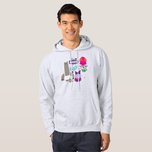 Shnitzel, Mung, Chowder und Truffles Hoodie (Vorne ganz)