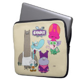 Shnitzel, Mung, Chowder und Truffles Laptopschutzhülle (Vorderseite Links)