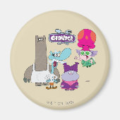 Shnitzel, Mung, Chowder und Truffles Magnet (Vorne)