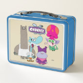 Shnitzel, Mung, Chowder und Truffles Metall Brotdose (Rückseite)