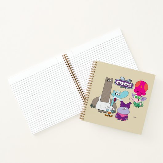 Shnitzel, Mung, Chowder und Truffles Notizblock (Innenseite)