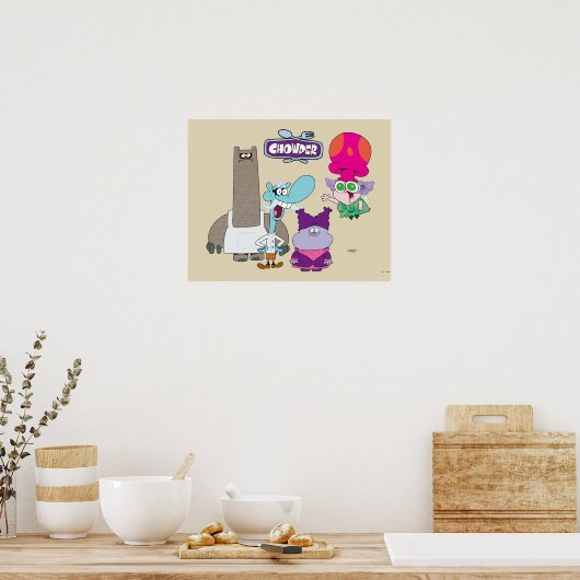 Shnitzel, Mung, Chowder und Truffles Poster (Küche)
