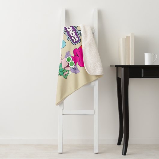 Shnitzel, Mung, Chowder und Truffles Sherpadecke (Beispiel)