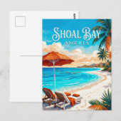 Shoal Bay Anguilla Postkarte (Vorne/Hinten)