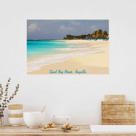 Shoal Bay Beach, Anguilla Poster (Küche)