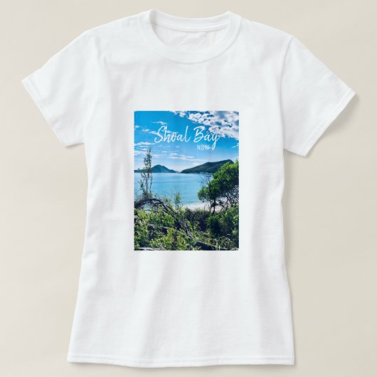 Shoal Bay Port Stephens NSW T-Shirt (Design vorne)