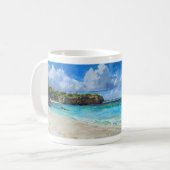 Shoal Beach, Anguilla Coffee Tasse (Vorderseite Links)