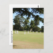 Shobrooke Park cricket club, Crediton, Devon, Vere Postkarte (Vorne/Hinten)