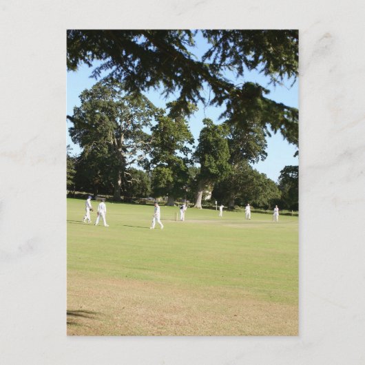 Shobrooke Park cricket club, Crediton, Devon, Vere Postkarte (Vorderseite)