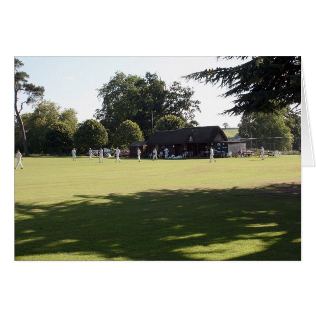 Shobrooke Park-Kricketverein, Crediton, Devon, (Vorderseite (Horizontal))