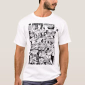 'SHOCK Gibson' Action Comic Panel T-Shirt (Vorderseite)