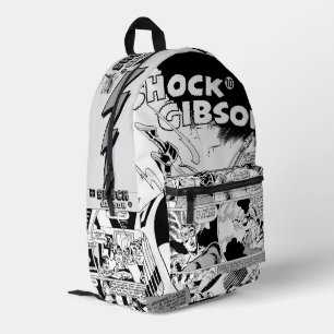 'SHOCK Gibson' Comics-Rucksack Bedruckter Rucksack