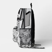 'SHOCK Gibson' Comics-Rucksack Bedruckter Rucksack (Rechts)