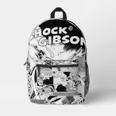 'SHOCK Gibson' Comics-Rucksack Bedruckter Rucksack (Vorderseite)
