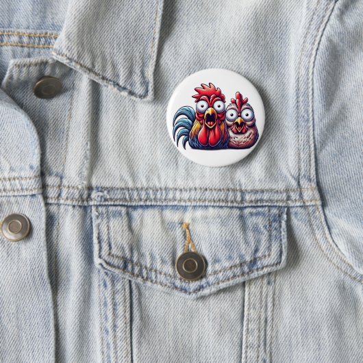 "Shocked Barnyard Duo" Button (Beispiel)