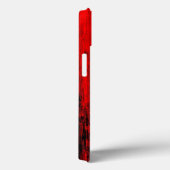 Shocked Expression: Artistic Red Grunge Case (Rückseite / Rechts)