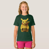"Shocked Pikachu Mugshot — Designed T-Shirt (Vorne ganz)