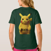"Shocked Pikachu Mugshot — Designed T-Shirt (Rückseite)