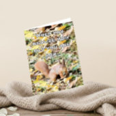 Shocked squirrel Birthday   Karte