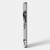 SHOCKEL Mustache speziell entworfen Case-Mate iPhone Hülle (Rückseite / Links)