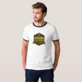 Shockingly Good Electrician Gold Badge Certified T-Shirt (Vorne ganz)