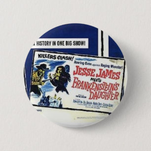 Shockorama JesseJames Frankenstein Tochter Knopf Button