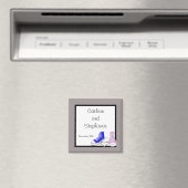 Shoe Blue/Pink Wedding Magnet Gefallen (In Situ (Geschirrspüler))